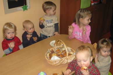 Rasmus in baby school